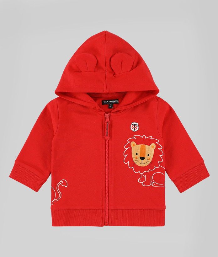 Veste Hoodie Bébé Lion Stade Toulousain 1