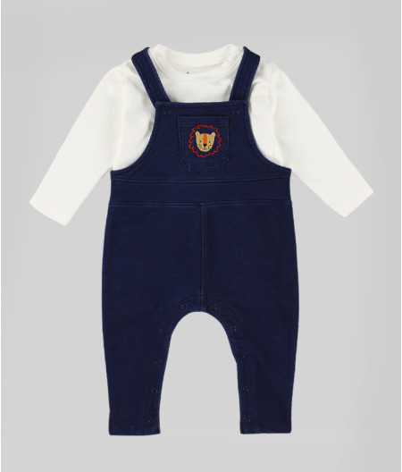 Salopette & T-shirt Bébé Lion Stade Toulousain 1