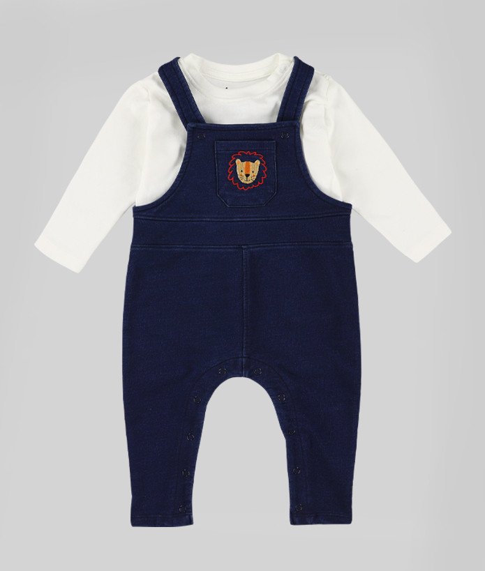 Salopette & T-shirt Bébé Lion Stade Toulousain 1