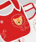 Lot de 2 Bavoirs Bébé Lion Stade Toulousain 3