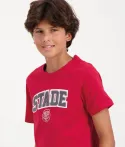 T-shirt Manches Courtes Enfant Adi Stade Toulousain rouge 2