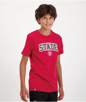 T-shirt Manches Courtes Enfant Adi Stade Toulousain rouge 1
