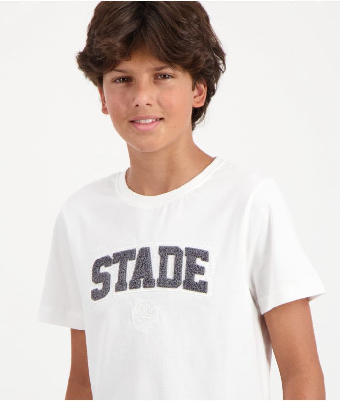 T-shirt Manches Courtes Enfant Adi Stade Toulousain blanc 2
