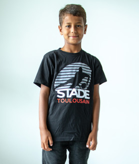 T-shirt Manches Courtes Enfant Teeappli Stade Toulousain 1