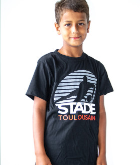 T-shirt Manches Courtes Enfant Teeappli Stade Toulousain 3