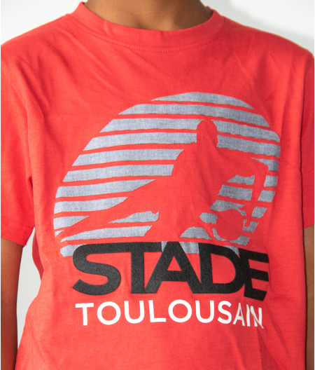 T-shirt Manches Courtes Enfant Teeappli Stade Toulousain 1