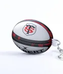 Porte clé ballon mousse Gilbert Stade Toulousain tricolore 1