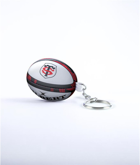 Porte clé ballon mousse Gilbert Stade Toulousain noir 1