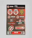 Planche Sticker Format A4 Stade Toulousain 1