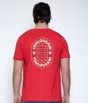 T-shirt Manches Courtes Homme New Toulousain Stade Toulousain Coton bio Made in Europe rouge 2