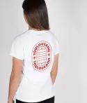 T-shirt Femme New Toulousaine Stade Toulousain Coton biologique Made in Europe blanc 2