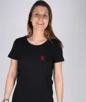 T-shirt Femme New Toulousaine Stade Toulousain Coton biologique Made in Europe noir 1