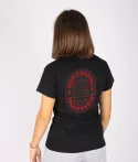 T-shirt Femme New Toulousaine Stade Toulousain Coton biologique Made in Europe noir 2
