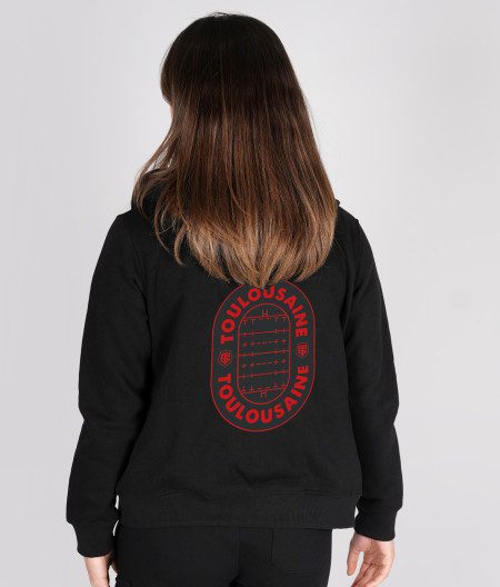 Sweat Hoodie Femme New Toulousaine Stade toulousain coton biologique 1