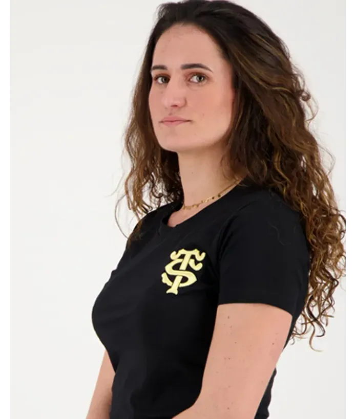 T-shirt Femme Teepearl Stade Toulousain noir 2