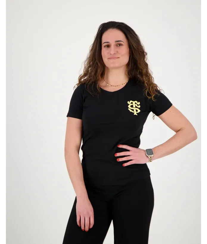 T-shirt Femme Teepearl Stade Toulousain noir 4