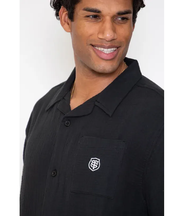Chemise Homme Clavis Stade Toulousain noire 2