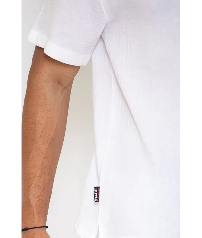 Chemise Homme Clavis Stade Toulousain blanche 4