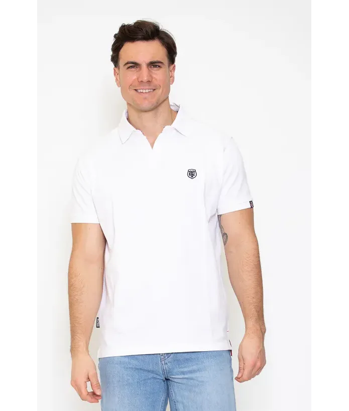 Polo Homme Pasquin Stade Toulousain blanc 3