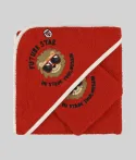 Serviette & Gant Bébé Future Star Stade Toulousain 3 cape de bain