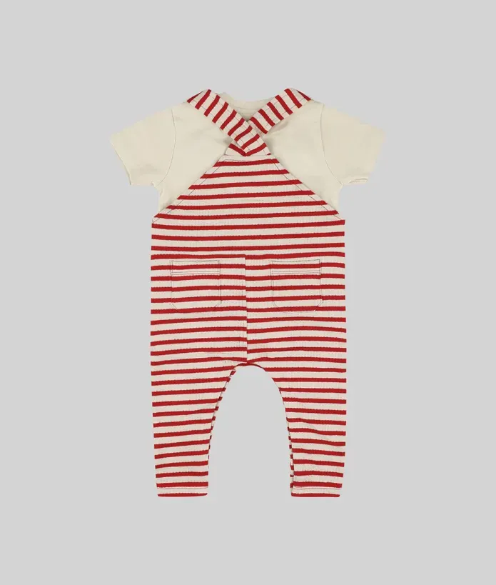 Salopette & T-shirt Bébé Future Star Stade Toulousain 3