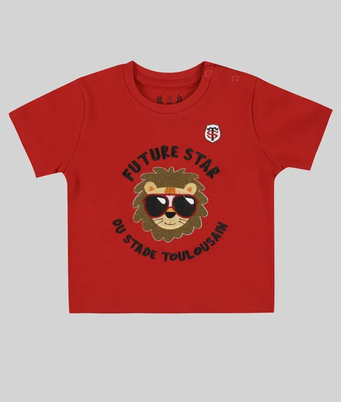 T-shirt Bébé Future Star Stade Toulousain rouge 1