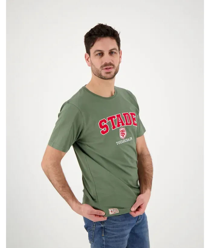 T-shirt Homme Brodi Stade Toulousain kaki 5