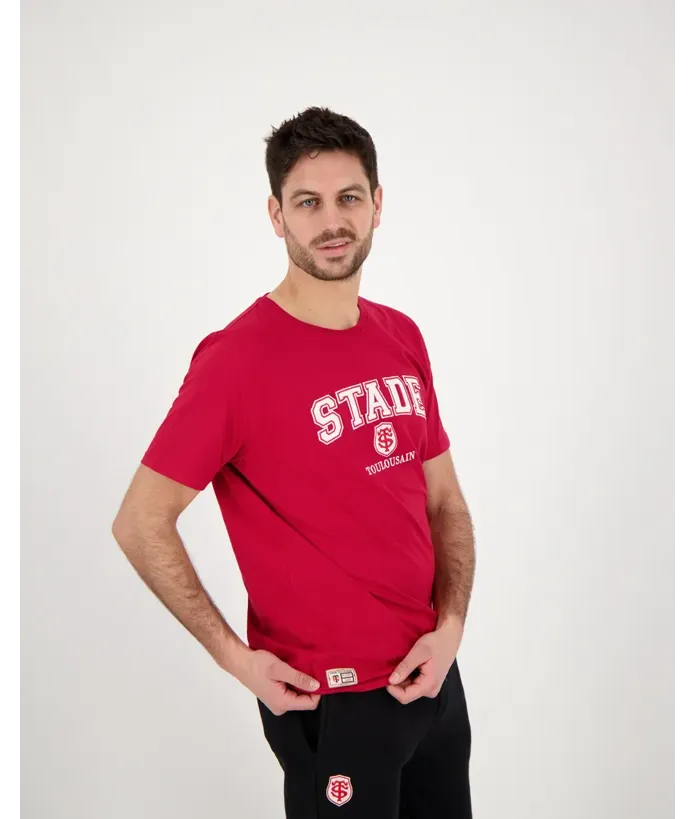 T-shirt Homme Brodi Stade Toulousain rouge 4