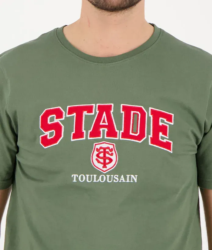 T-shirt Homme Brodi Stade Toulousain kaki 2