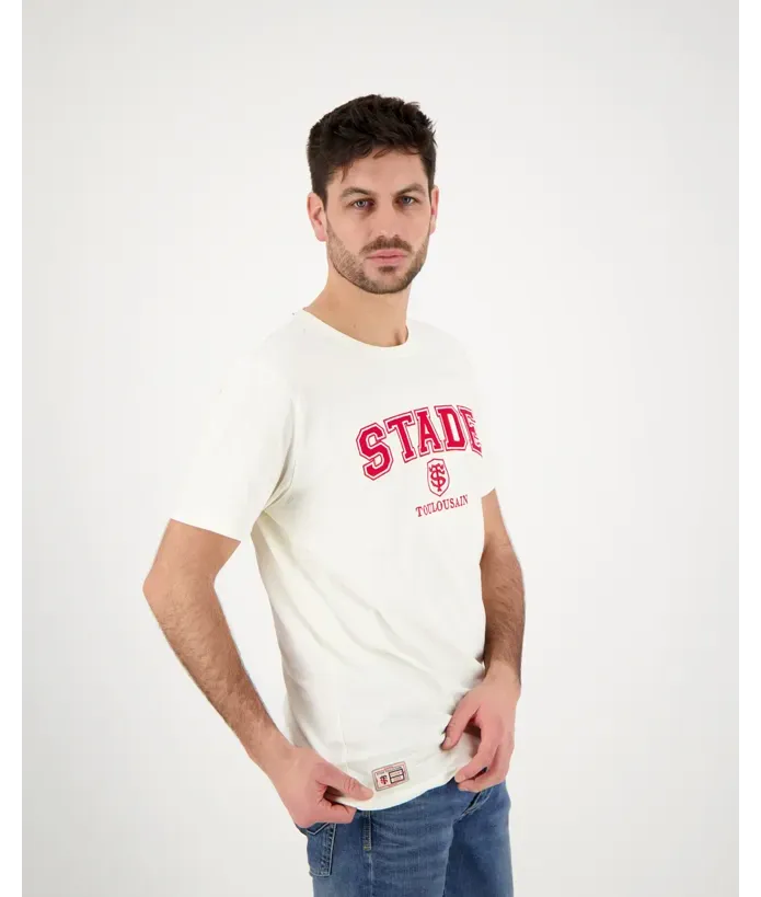 T-shirt Homme Brodi Stade Toulousain écru 4