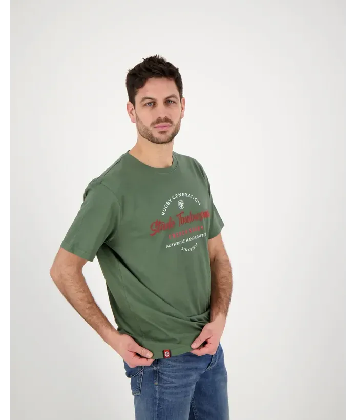 T-shirt Homme Loop Stade Toulousain kaki 4