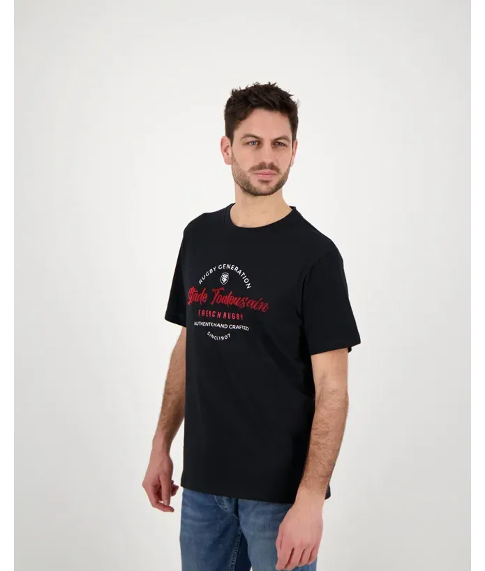 T-shirt Homme Loop Stade Toulousain noir 1