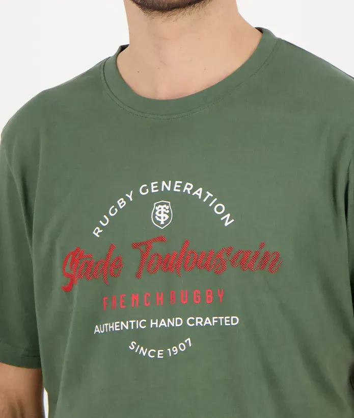 T-shirt Homme Loop Stade Toulousain kaki 2