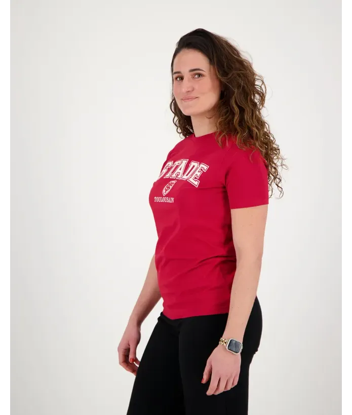 T-shirt Femme Brodi Stade Toulousain rouge 5