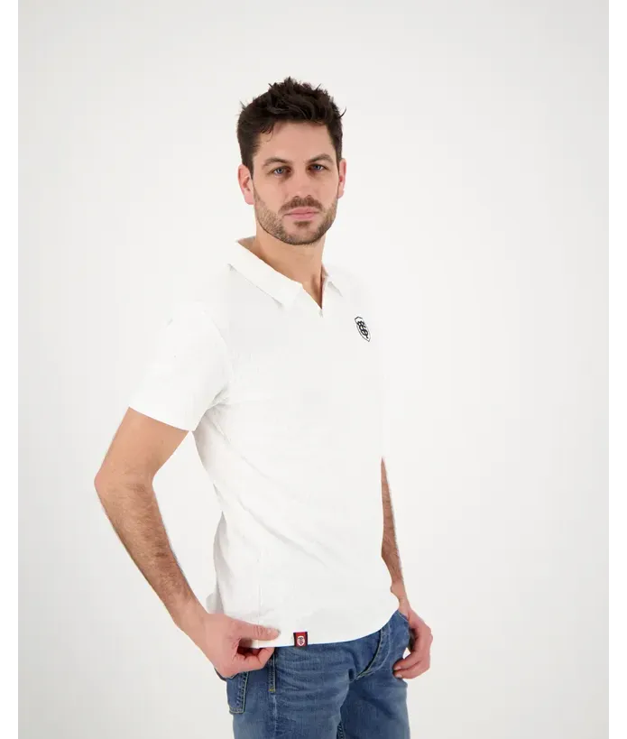 Polo Homme Open Stade Toulousain écru blanc 5