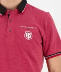 Polo Homme Fold Stade Toulousain rouge 2