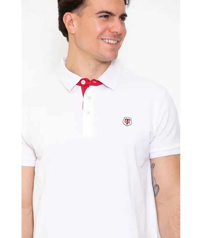 Polo Homme Painter Stade Toulousain blanc 2