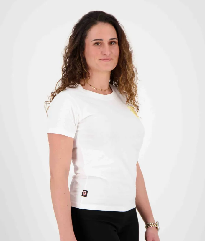 T-shirt Femme Teepearl Stade Toulousain blanc 4