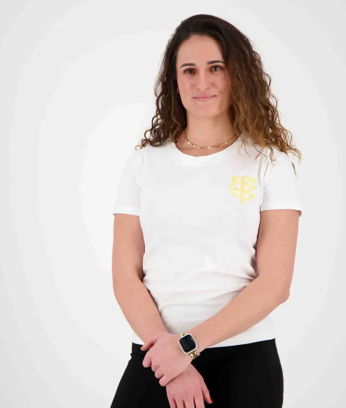 T-shirt Femme Teepearl Stade Toulousain blanc 1