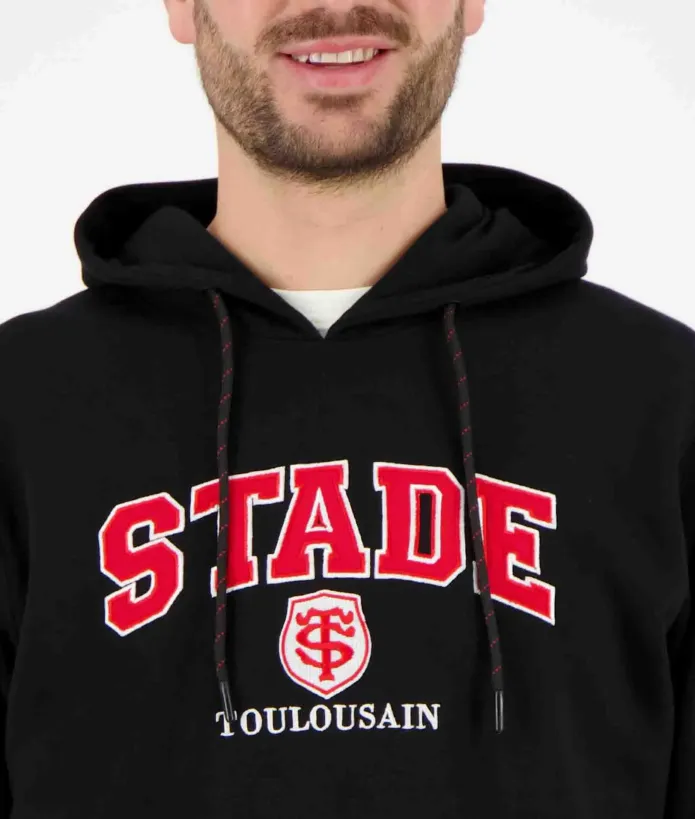 Sweat Hoodie Homme Brodi Stade Toulousain noir 2