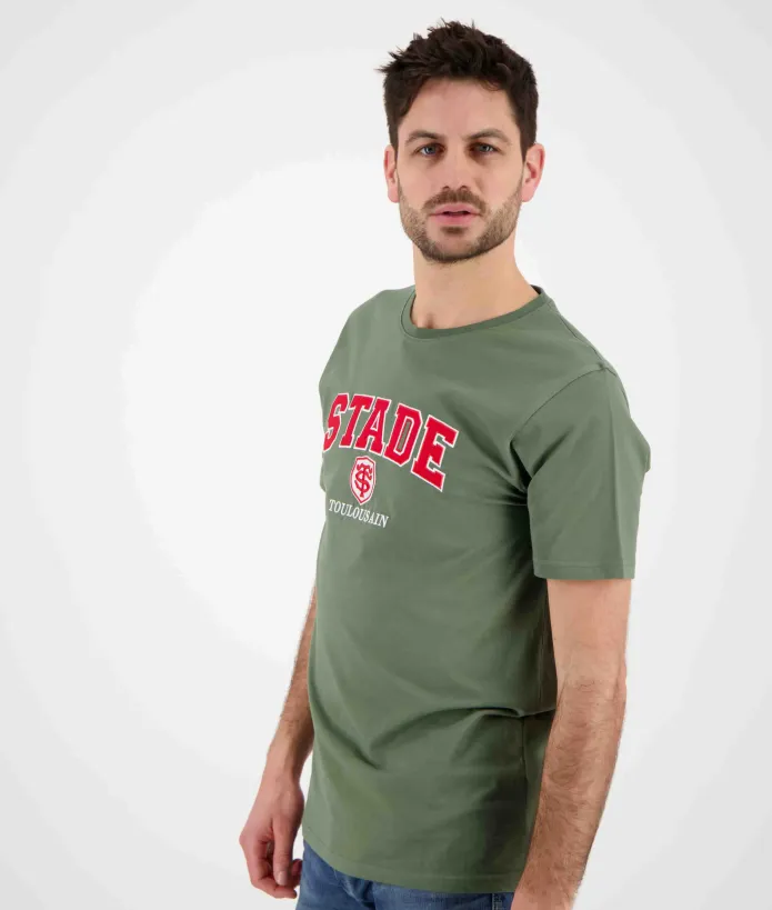 T-shirt Homme Brodi Stade Toulousain kaki 3