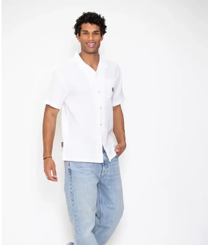 Chemise Homme Clavis Stade Toulousain blanche / blanc 3