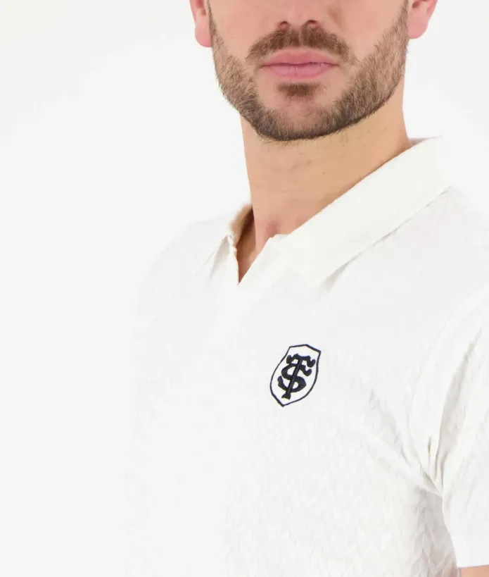 Polo Homme Open Stade Toulousain blanc 2
