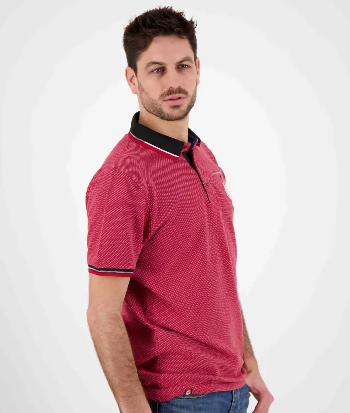 Polo Homme Fold Stade Toulousain rouge 3