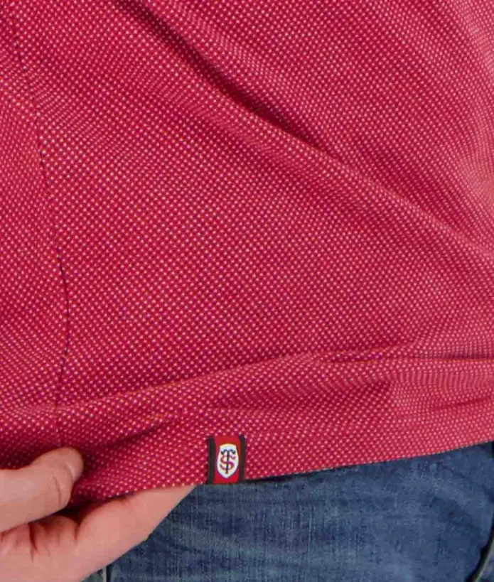 Polo Homme Fold Stade Toulousain rouge 4