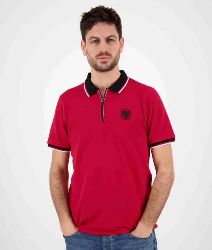 Polo Homme Nova Stade Toulousain rouge 1