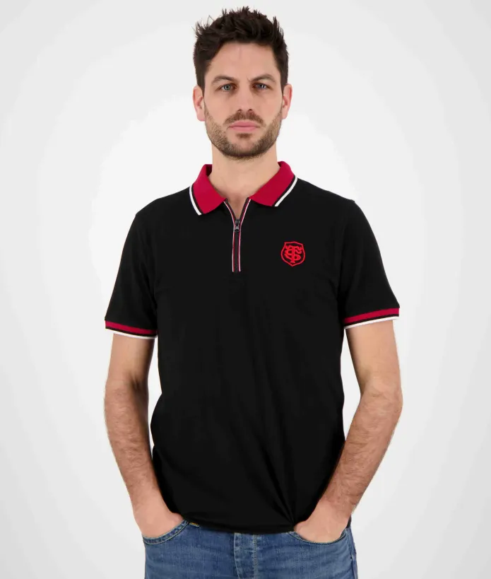 Polo Homme Nova Stade Toulousain noir 1