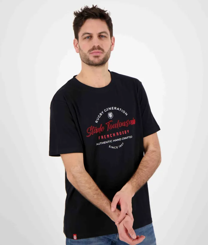T-shirt Homme Loop Stade Toulousain noir 1