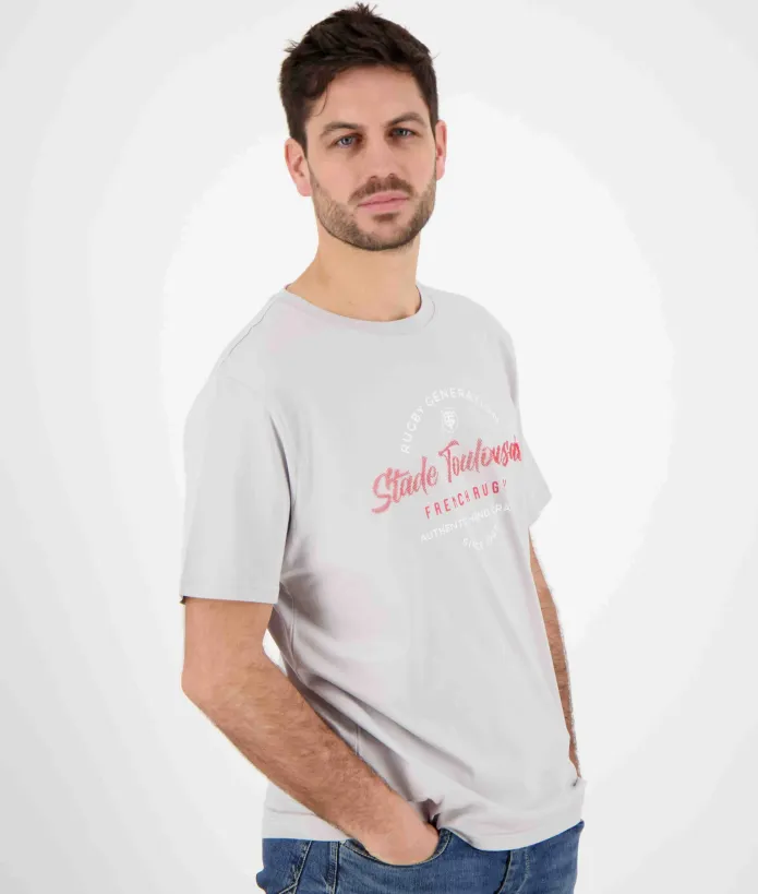 T-shirt Homme Loop Stade Toulousain gris 3