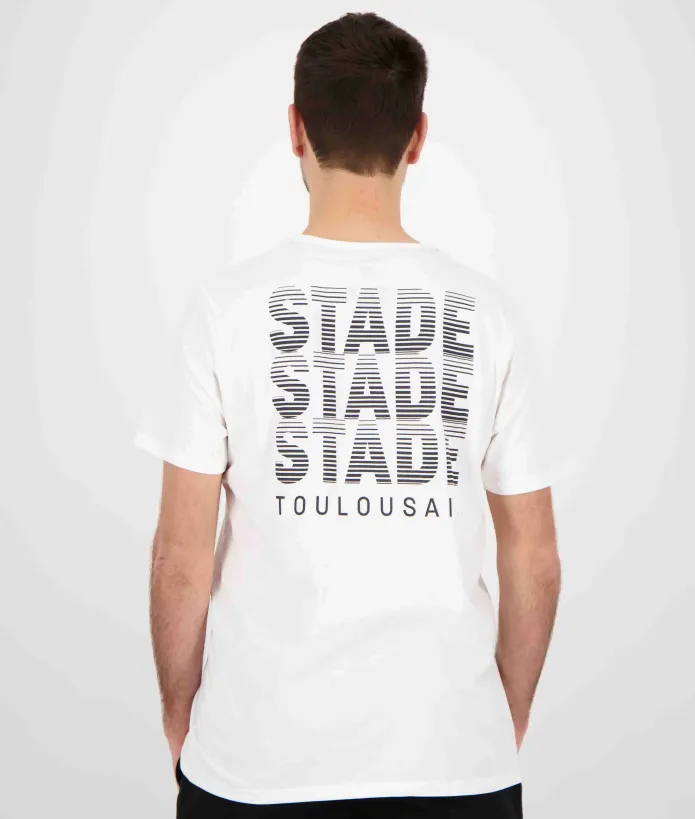 T-shirt Homme Reflect Stade Toulousain blanc 2